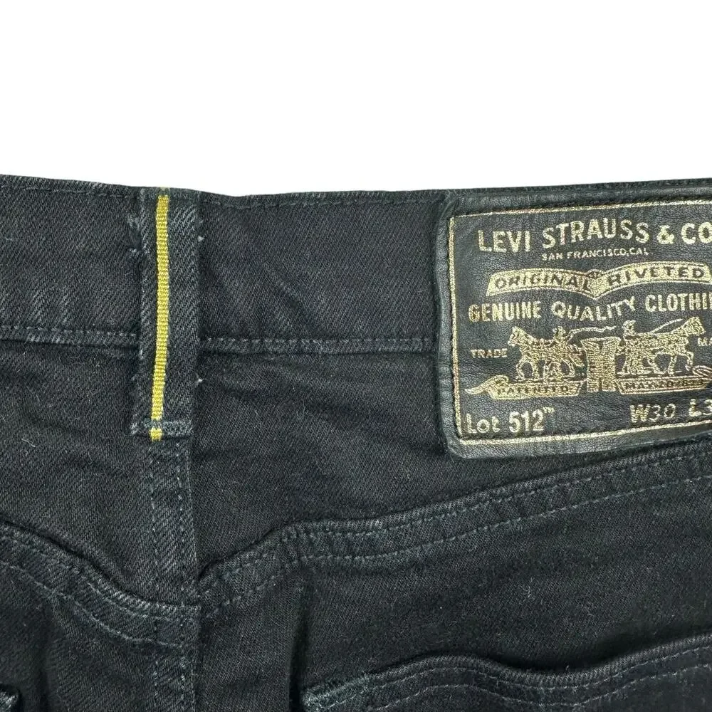 LEVIS Black Gold Selvedge‎ Special Edition Size 30 x 32 Skinny Jeans Men's